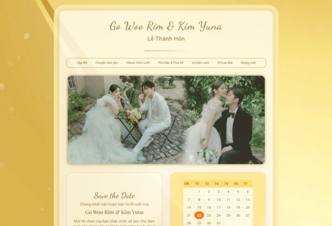 Mẫu website Cổ điển
